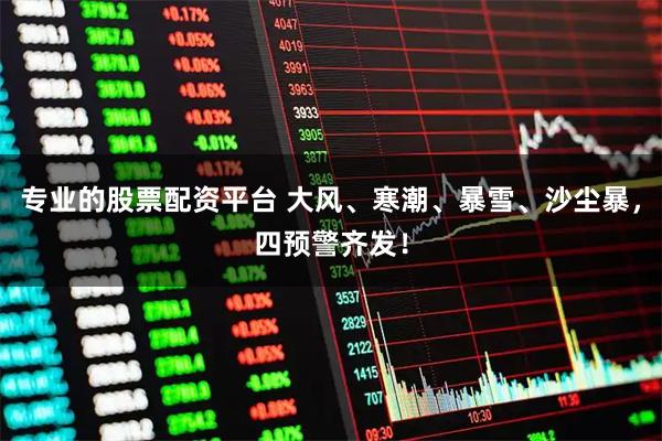专业的股票配资平台 大风、寒潮、暴雪、沙尘暴，四预警齐发！